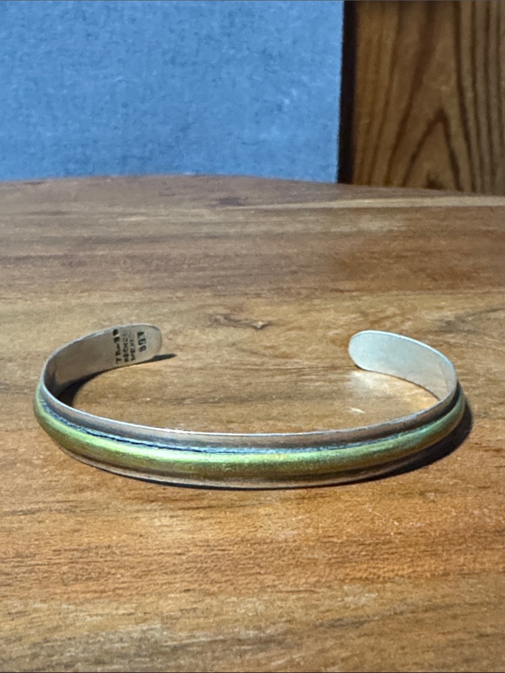 925 Sterling Silver with gold tone detail
